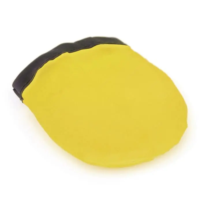 Branded Foldable Frisbee in Yellow pouch