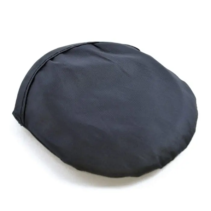 Branded Foldable Frisbee in Black pouch