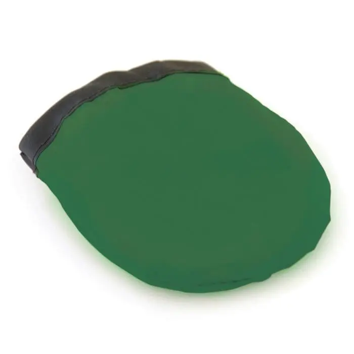 Branded Foldable Frisbee in Green pouch