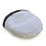 Branded Foldable Frisbee in White pouch