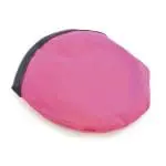 Branded Foldable Frisbee in Pink pouch