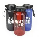 Branded Gowing 950ml Gym Bottle with a Black lid Colour Range