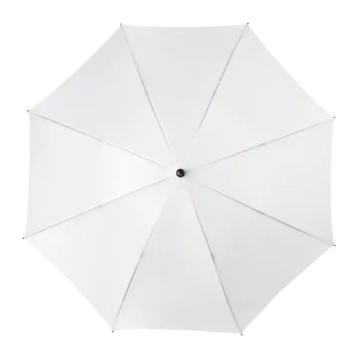 Branded Grace windproof golf umbrella with printed logo top view