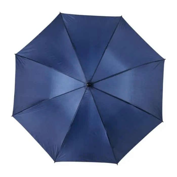 Branded Grace windproof golf umbrella with printed logo top view