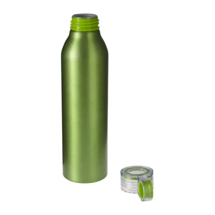 Branded Grom Aluminium Water Bottle 650ml in various colours with printed logo or design