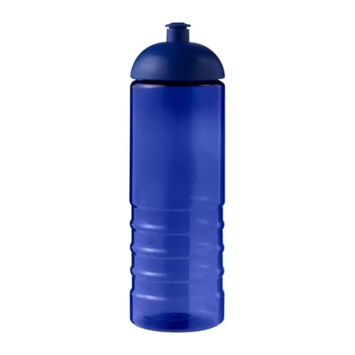 Promotional Eco Treble Dome Lid Bottle 750ml in blue with blue lid and printed logo or design