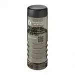 Promotional H2O Active Eco Treble Screw Lid Bottle 750ml in grey with black lid and printed logo