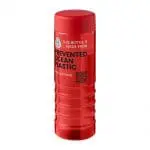 Printed H2O Active Eco Treble Screw Lid Bottle 750ml in red with red lid and printed logo