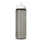 Promotional Eco Vibe Dome Lid Bottle 850ml in grey with white lid and printed logo