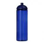 Promotional Eco Vibe Dome Lid Bottle 850ml in blue with blue lid and printed logo