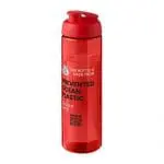 Promotional Eco Vibe Flip Lid Bottle 850ml with red lid printed with your logo or design