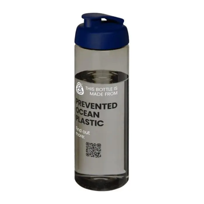 Promotional Eco Vibe Flip Lid Bottle 850ml with black lid printed with your logo or design