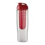 Branded Tempo Flip Lid Infuser Bottle 700ml in a variety of colours with printed logo