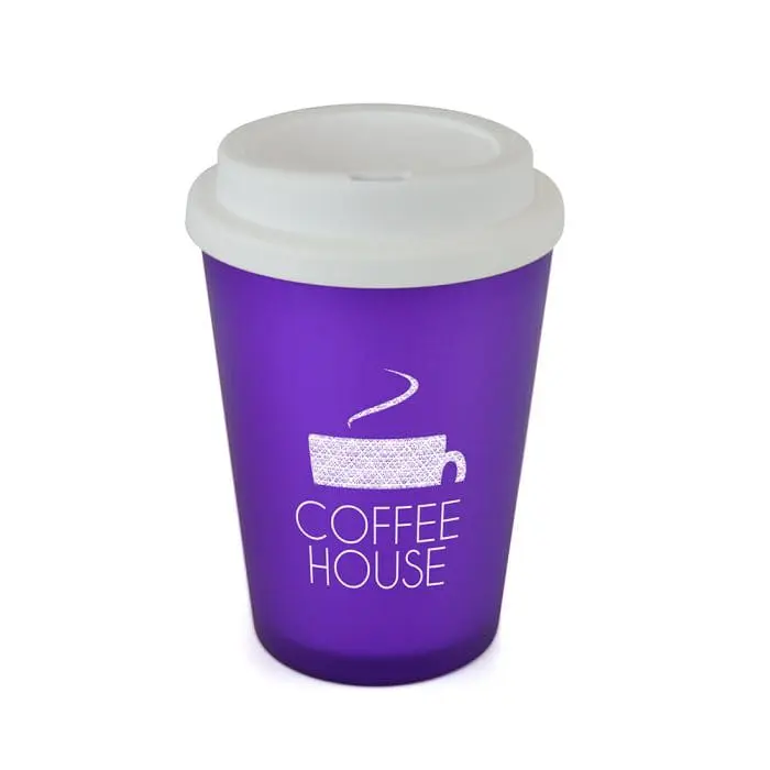 Haddon Colour Take Out Mug 350ml in Purple