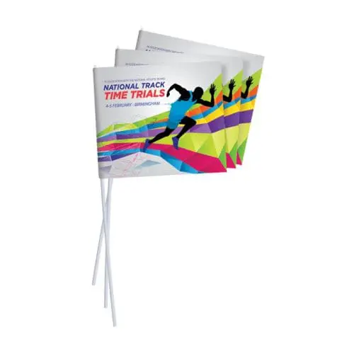 Branded Hand Waving Flags