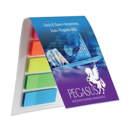 Branded Index Markers with Full-Colour Printed Cover