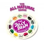 Flavours of promotional jelly beans in the jelly bean factory