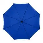 Branded Jova Umbrella with Wooden Shaft & Handle with printed logo top view