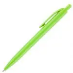 Promotional Kane colour ball pen in light green with printed logo