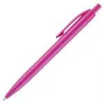 Promotional Kane colour ball pen in pink with printed logo