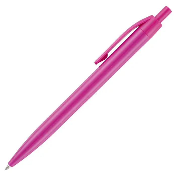 Promotional Kane colour ball pen in pink with printed logo