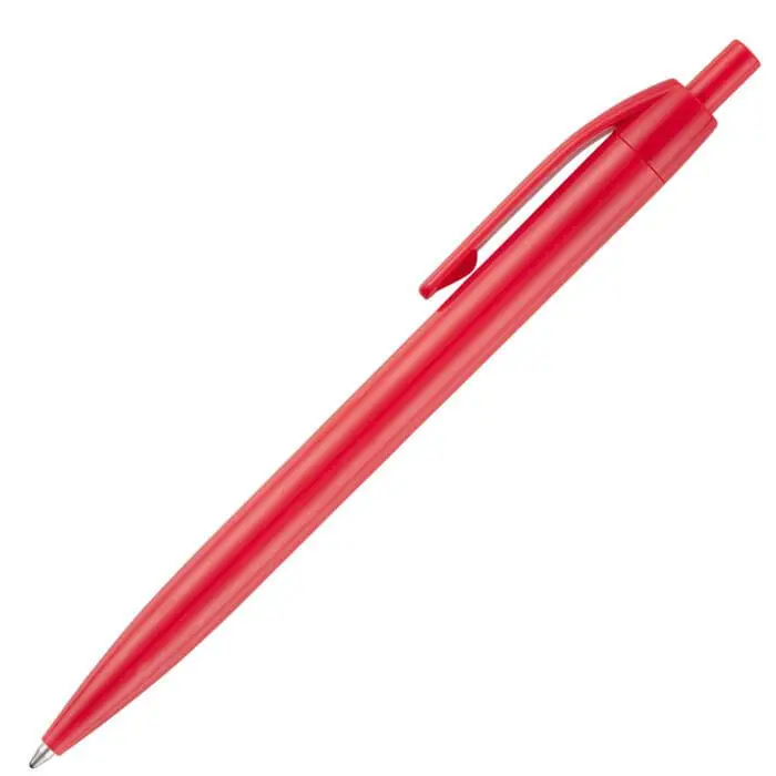 Branded Kane colour ball pen in red with printed logo