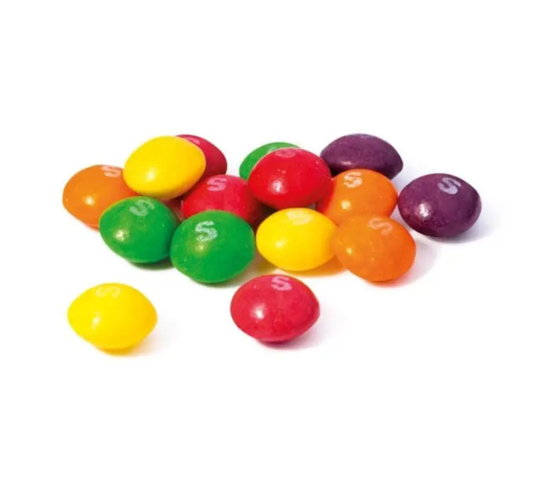 Promotional Skittles sweets with printed logo