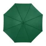 Branded Auto Open Umbrella with Wooden Handle and printed logo top view