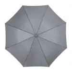 Branded Auto Open Umbrella with Wooden Handle and printed logo top view