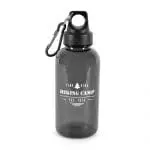 Promotional Lowick sports bottle 500ml in black with printed logo