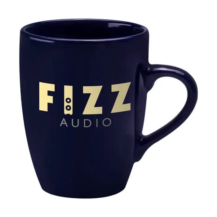 Promotional Marrow Mug in midnight blue printed with logo or design