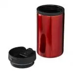 Branded Mojave Insulated Travel Mug 300ml in Red with Black Lid