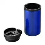 Branded Mojave Insulated Travel Mug 300ml in Blue with Black Lid