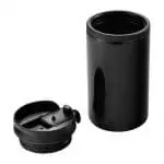 Branded Mojave Insulated Travel Mug 300ml in Black with Black lid