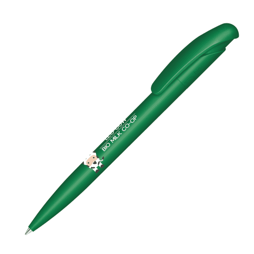 Custom-Branded Nature Plus Biodegradable Pen in green with printed logo or design