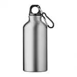 Branded Oregon Aluminium Bottle with Carabiner 400ml in various colours with printed logo or design