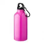 Custom-branded Oregon Aluminium Bottle with Carabiner 400ml in various colours with printed logo or design