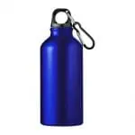 Branded Oregon Aluminium Bottle with Carabiner 400ml in various colours with printed logo or design