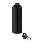 Personalised Oregon Aluminium Bottle with Carabiner 770ml in black with printed logo or design