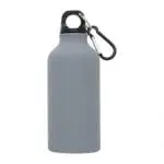 Promotional Oregon Aluminium Matte Bottle 400ml in different colours with carabiner and printed logo