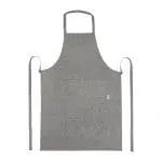 Branded Pheebs Recycled Cotton Apron in Grey