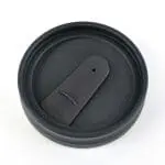 Promotional lid of Polo insulated travel mug 400ml in black