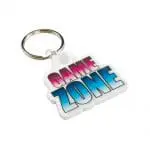 Custom Shape Printed Acrylic Keyring in Logo Shape