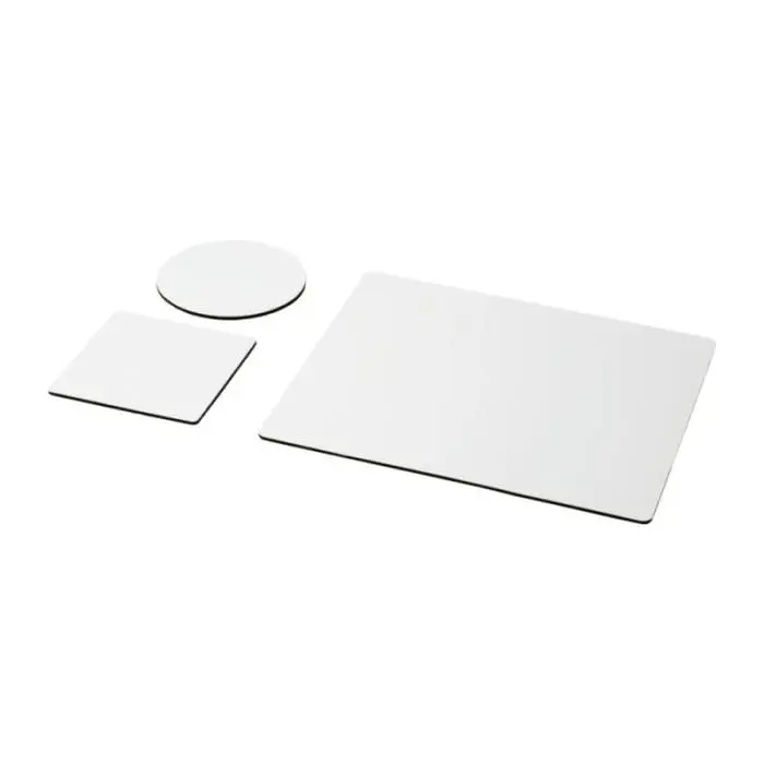 Branded Q-Mat Mouse Mat & Coaster Set Combo 1 printed with your design or logo