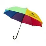 Promotional Rainbow Auto Open windproof umbrella with printed logo