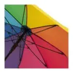 Printed Rainbow Auto Open windproof umbrella with printed logo