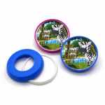 Promotional recycled pop badge in various colours with printed logo or design