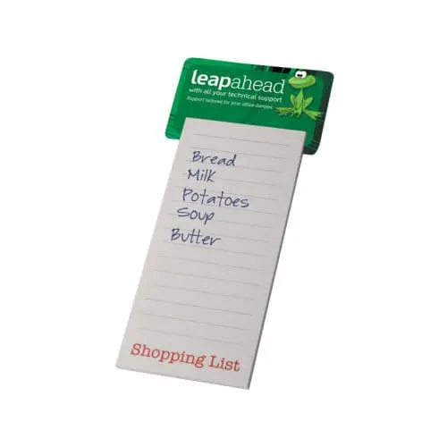 Shopping List Notepad with Branded Magnetic Header