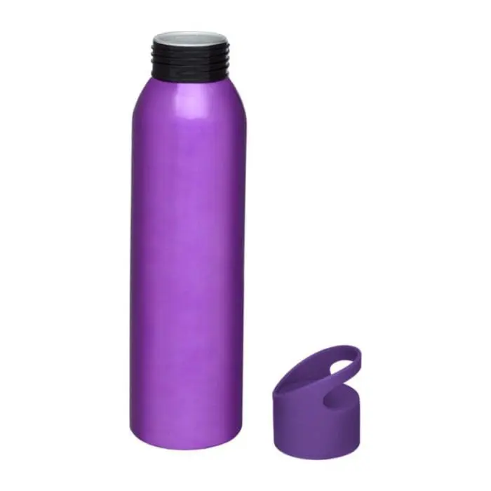 Personalised Sky Aluminium Water Bottle 650ml in various colours with printed logo