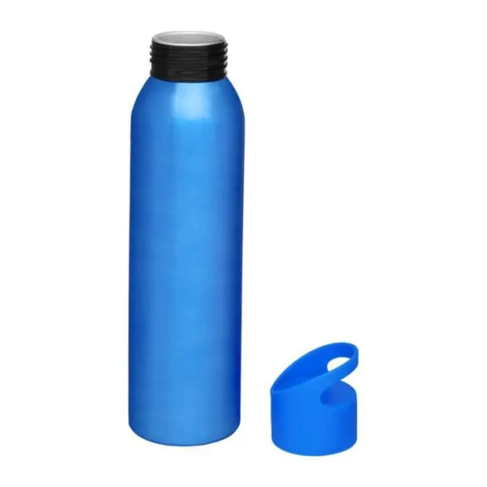 Branded Sky Aluminium Water Bottle 650ml in lots of colours with printed logo